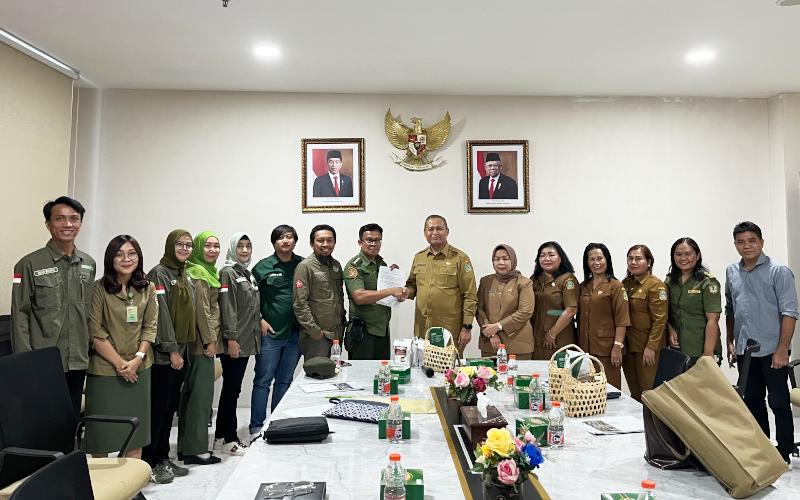 DESMA Center attended the hearing on the work program of the Head of the Gunung Leuser National Park Center with the Regional Secretary of North Sumatra Province