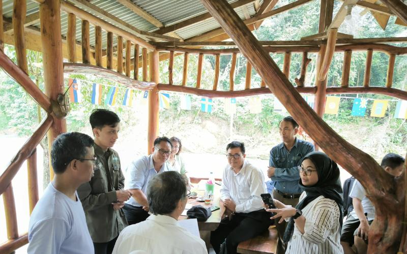Exchange Visit Small Grant Program (SGP) ASEAN Centre for Biodiversity (ACB) Myanmar di Kawasan Ekowisata Batu Katak, Taman Nasional Gunung Leuser