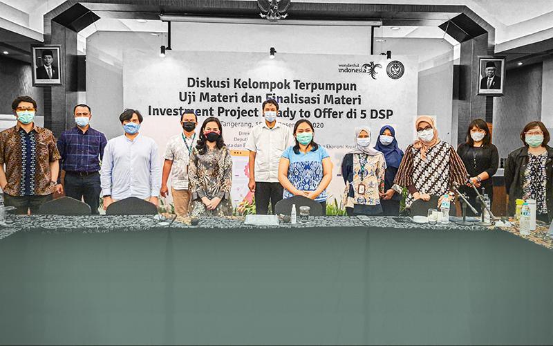 Focus Group Discussion on Material Test and Finalisation of Tourism Investment Project Ready to Offer (IPRO) Documents in 5 Super Priority Destinations, Ministry of Tourism and Creative Economy 
